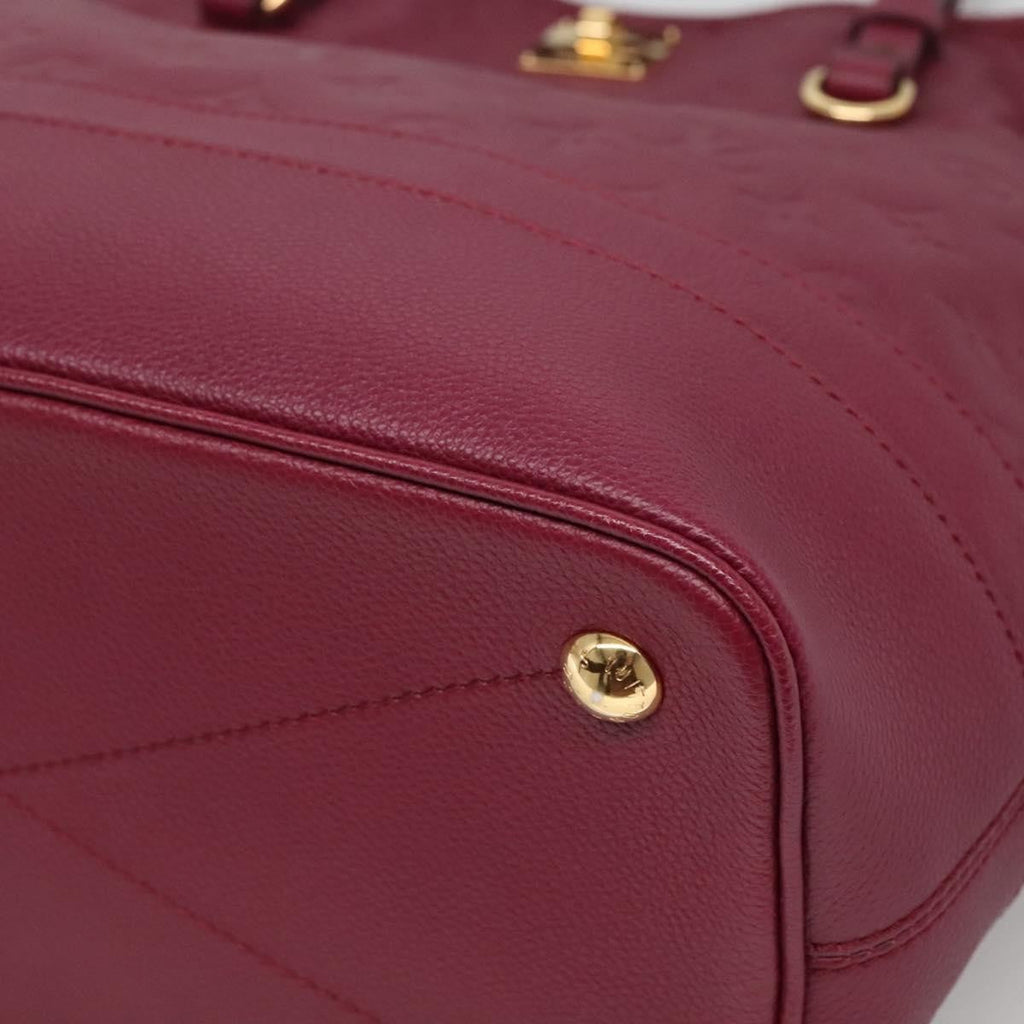 Louis Vuitton Citadine Handbag Monogram Empreinte Leather Purple Leather Tote Bag Bag (Pre-Owned)