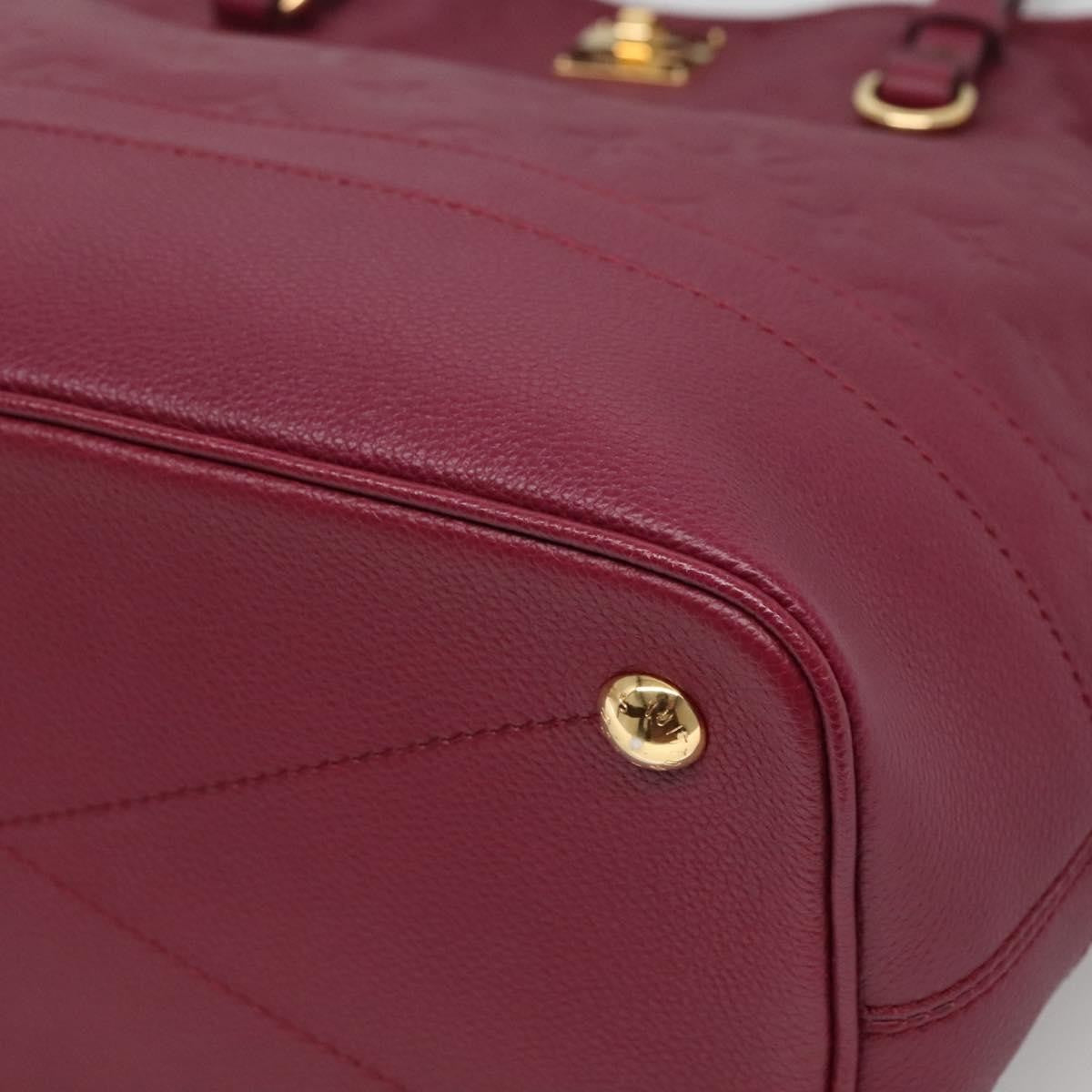 Louis Vuitton Citadine Handbag Monogram Empreinte Leather Purple Leather Tote Bag Bag (Pre-Owned)
