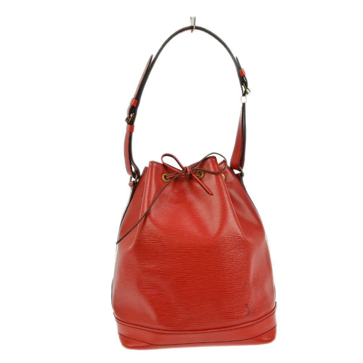 Louis Vuitton Noe Handbag Epi Leather Red Leather Shoulder Bag Bag (Pre-Owned)