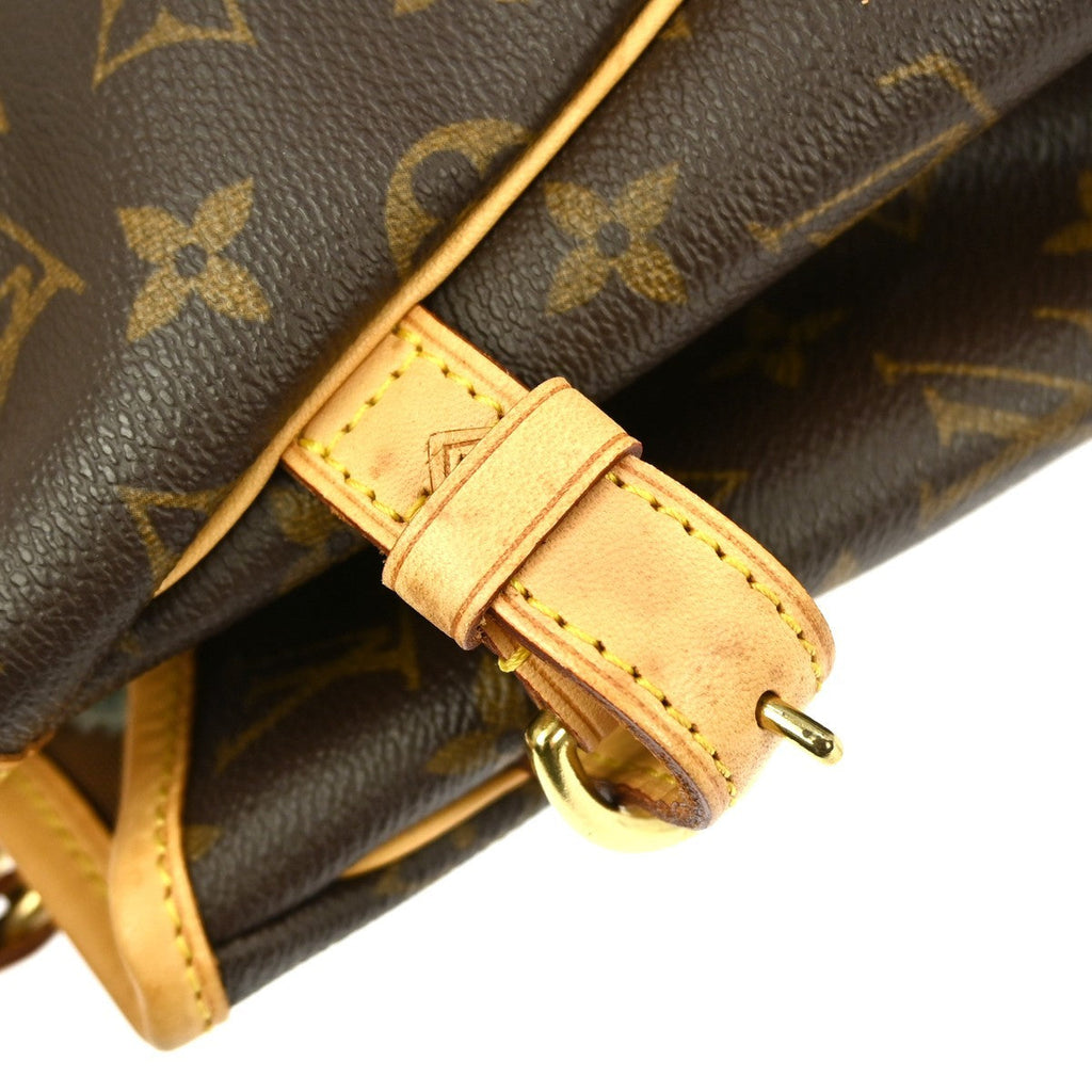 Louis Vuitton Batignolles Handbag Monogram Canvas Brown Canvas Tote Bag Bag (Pre-Owned)