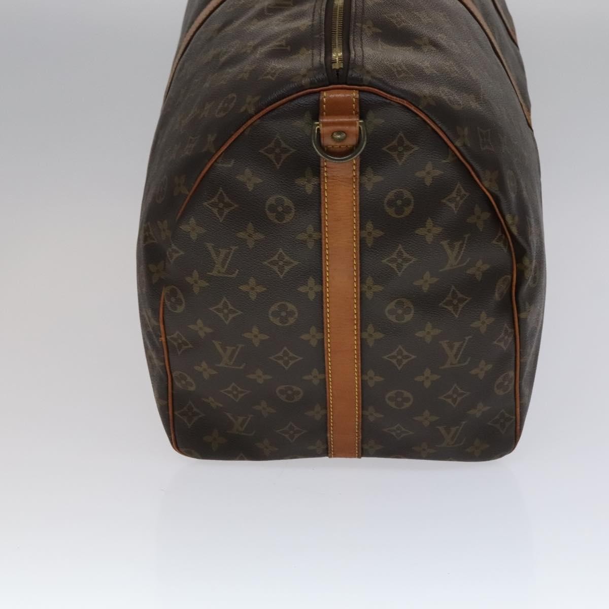 Louis Vuitton Keepall Bandouliere Bag Monogram Canvas Brown Canvas Bag (Pre-Owned)