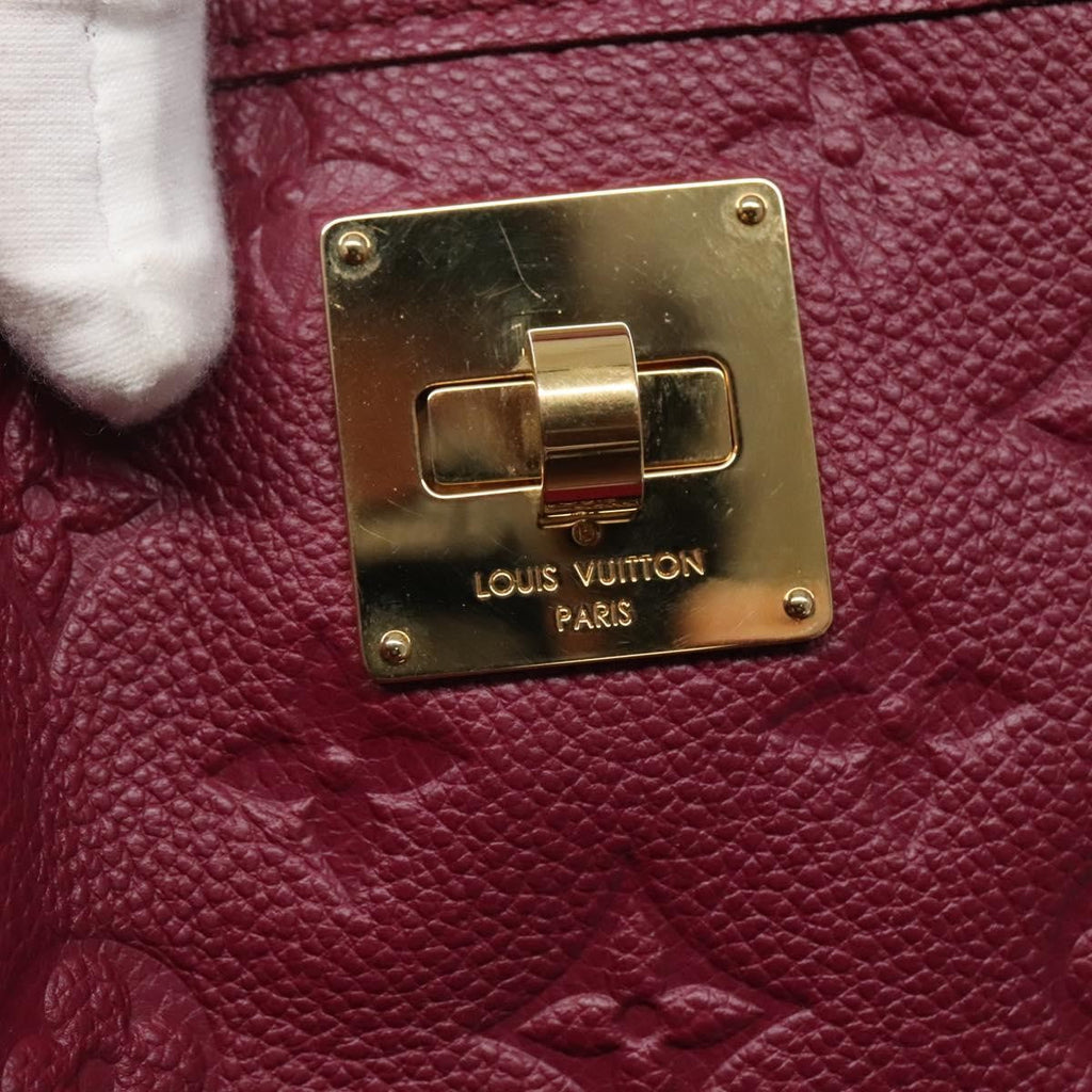 Louis Vuitton Citadine Handbag Monogram Empreinte Leather Purple Leather Tote Bag Bag (Pre-Owned)