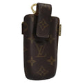 Louis Vuitton Étui Téléphone Monogram Canvas Brown Canvas Tech Accessory Accessory (Pre-Owned)