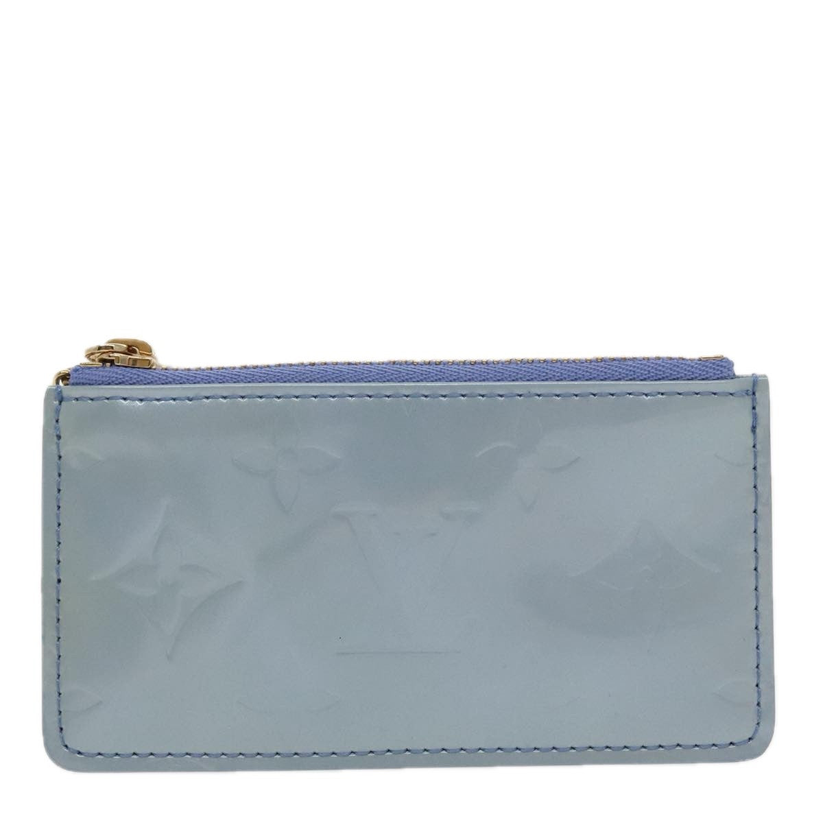 Louis Vuitton Pochette Clés Nm Monogram Vernis Patent Leather Purple Patent_Leather Wallets Accessory (Pre-Owned)