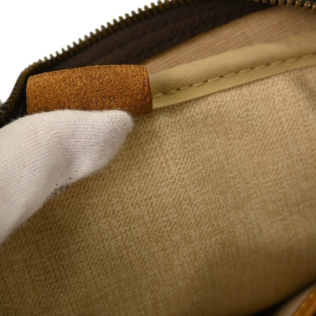 Louis Vuitton Deauville Handbag Monogram Canvas Brown Canvas Handbag (Pre-Owned)