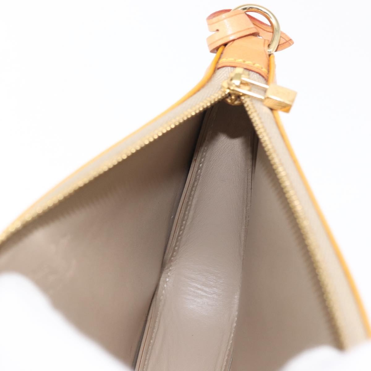 Louis Vuitton Lexington Pochette Patent Leather Beige Patent_Leather Clutche & Pouche Bag (Pre-Owned)