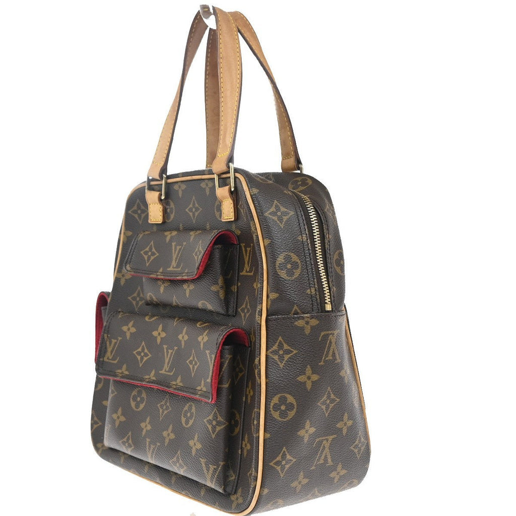 Louis Vuitton Excentri-Cite Handbag Monogram Canvas Brown Canvas Handbag (Pre-Owned)