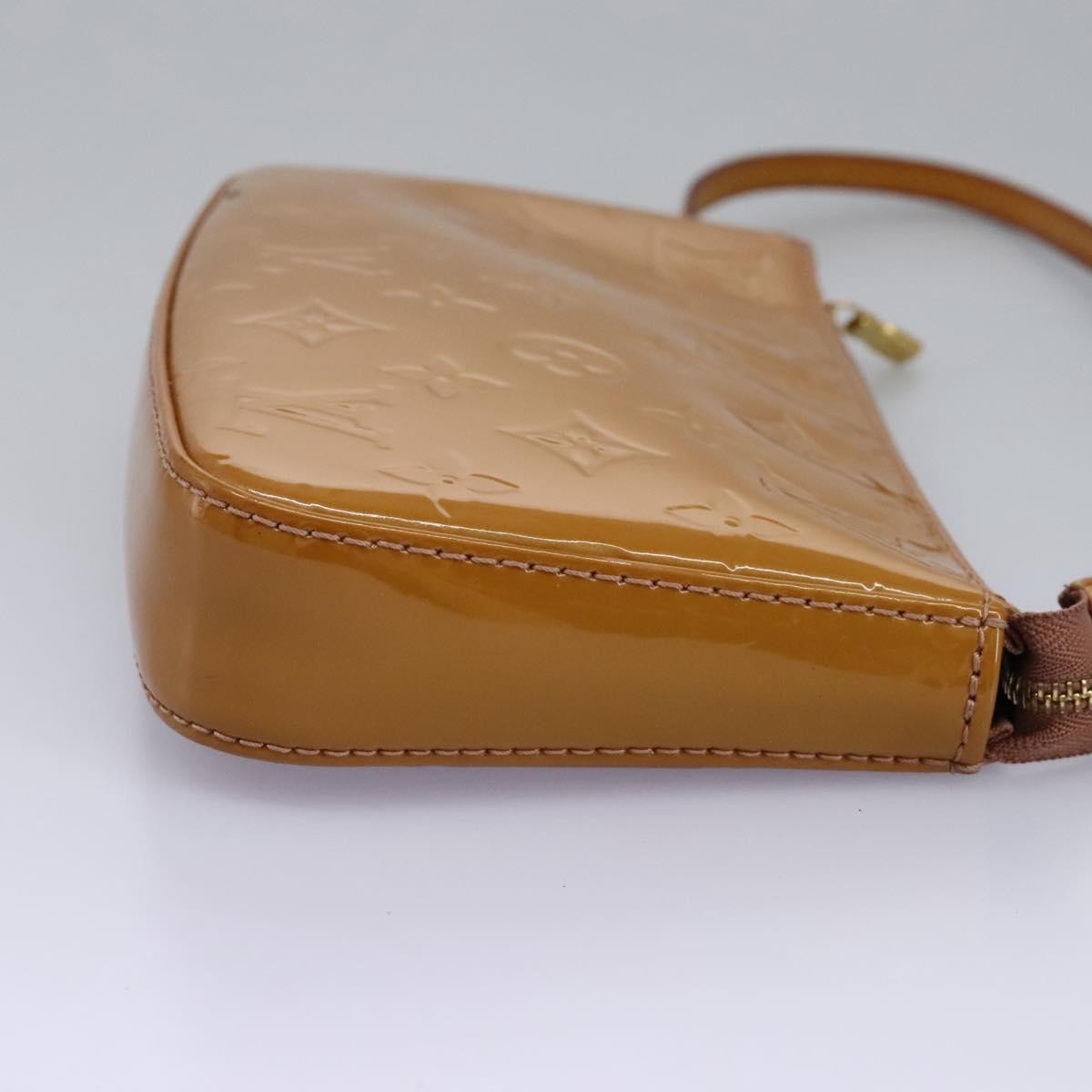 Louis Vuitton Pochette Accessoires Patent Leather Pink Patent_Leather Bag (Pre-Owned)