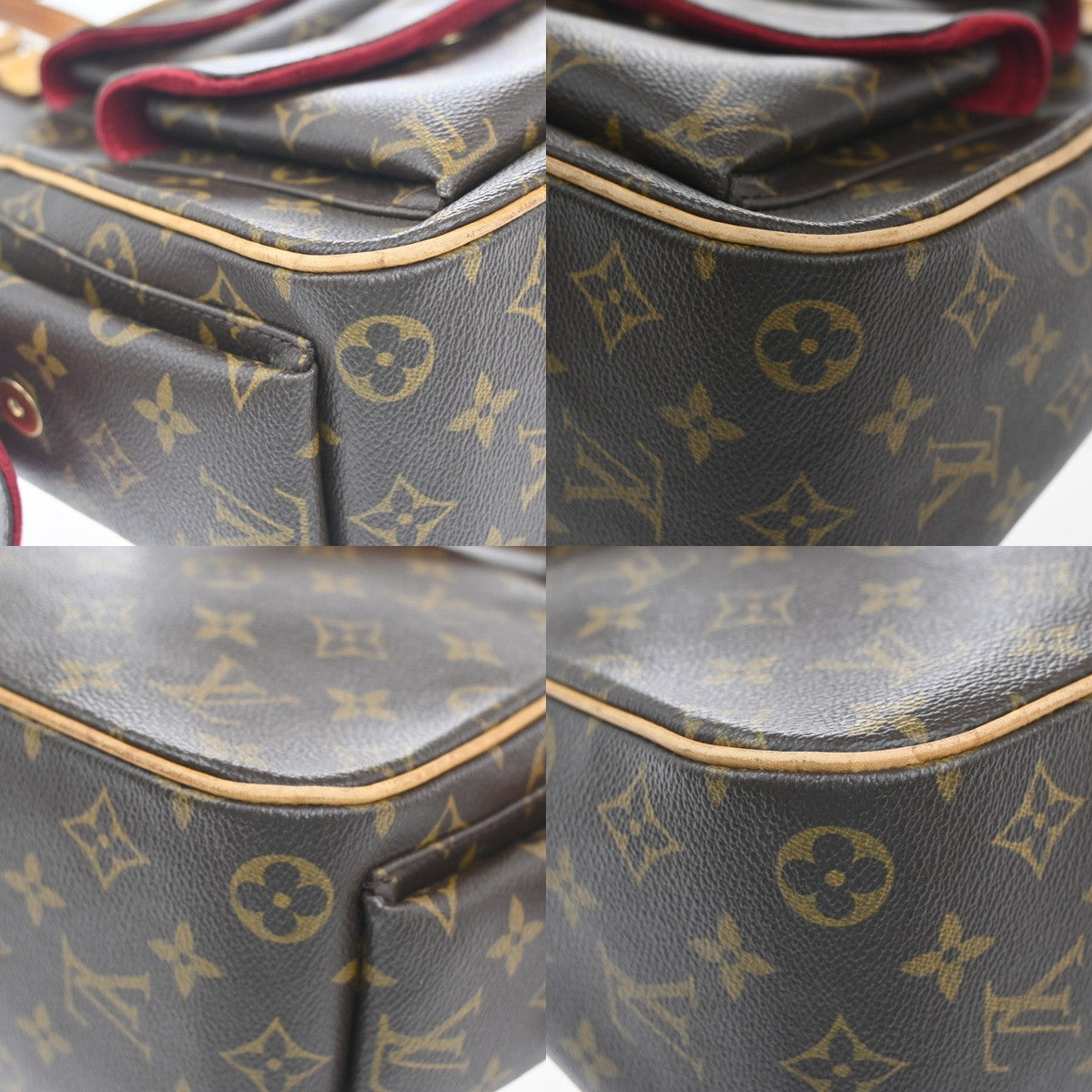 Louis Vuitton Excentri-Cite Handbag Monogram Canvas Brown Canvas Handbag (Pre-Owned)