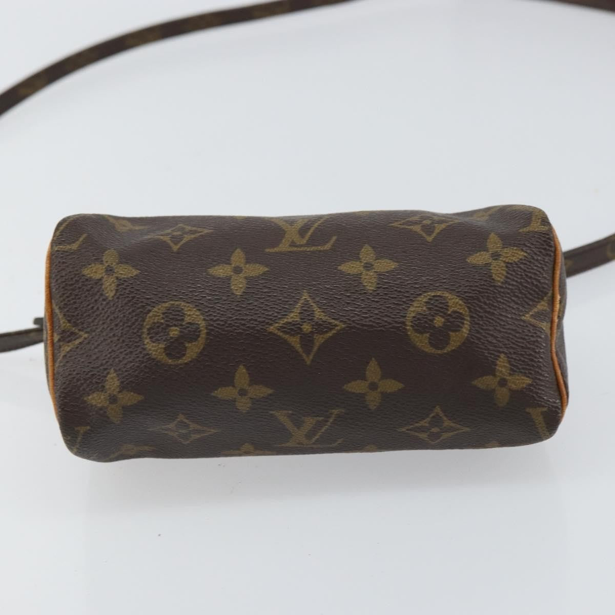 Louis Vuitton Speedy Mini Hl Handbag Monogram Canvas Brown Canvas Handbag (Pre-Owned)