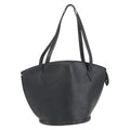 Louis Vuitton Saint Jacques Handbag Epi Leather Black Leather Handbag (Pre-Owned)