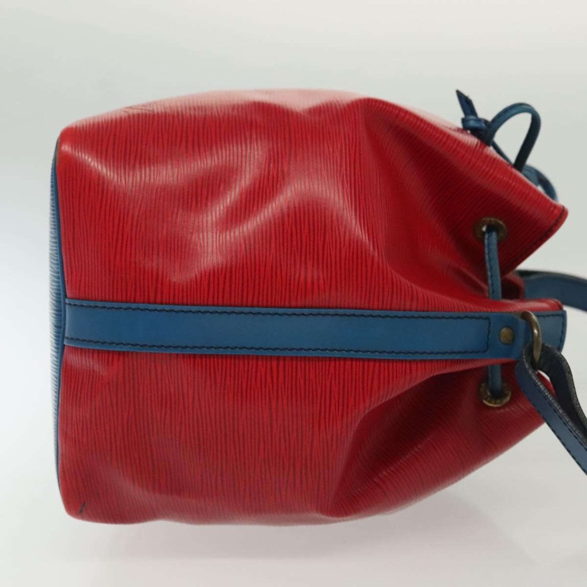 Louis Vuitton Petit Noe Handbag Epi Leather Red Leather Shoulder Bag Bag (Pre-Owned)