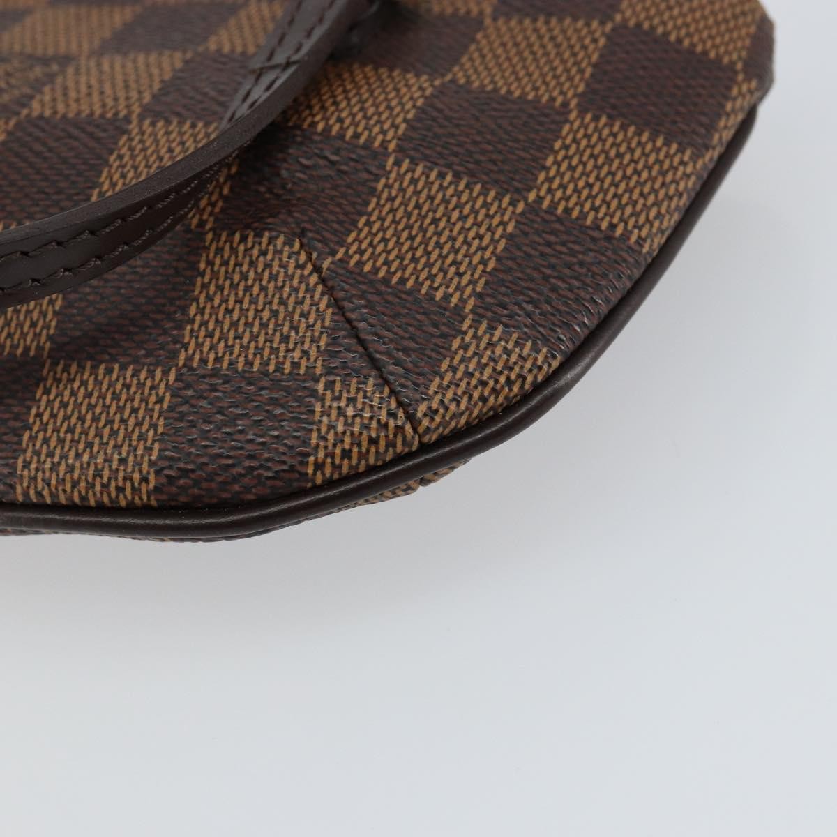 Louis Vuitton Manosque Pochette Damier Brown Canvas Clutche & Pouche Bag (Pre-Owned)