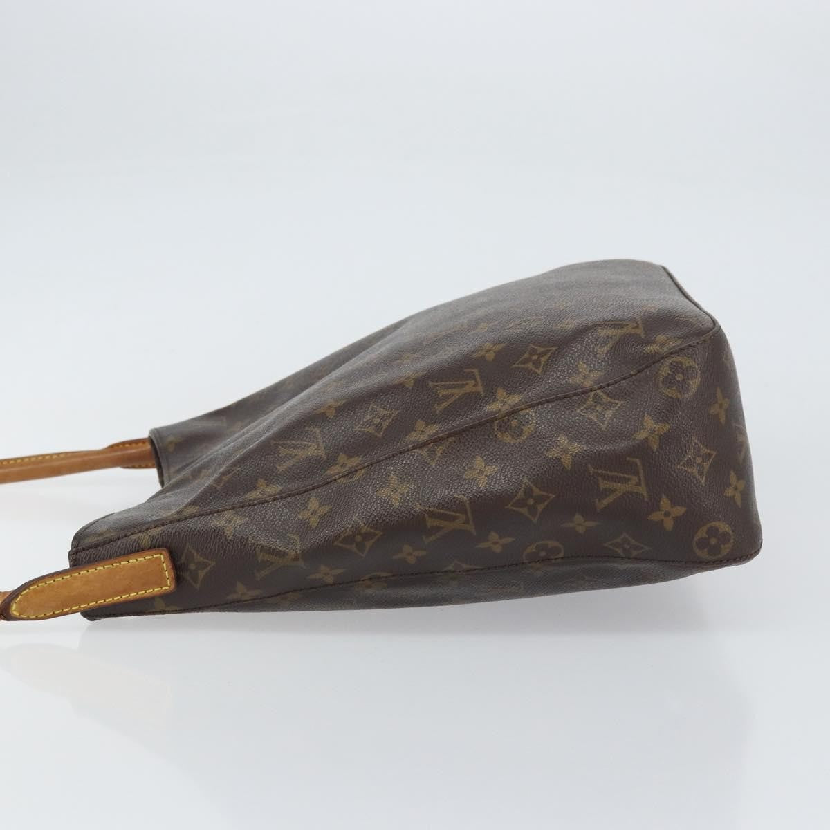 Louis Vuitton Monogram Looping Handbag Monogram Canvas Brown Canvas Shoulder Bag Bag (Pre-Owned)