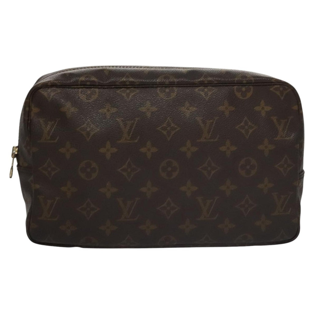 Louis Vuitton Trousse Toiletry Pouch Monogram Canvas Brown Canvas Toiletry Case Accessory (Pre-Owned)