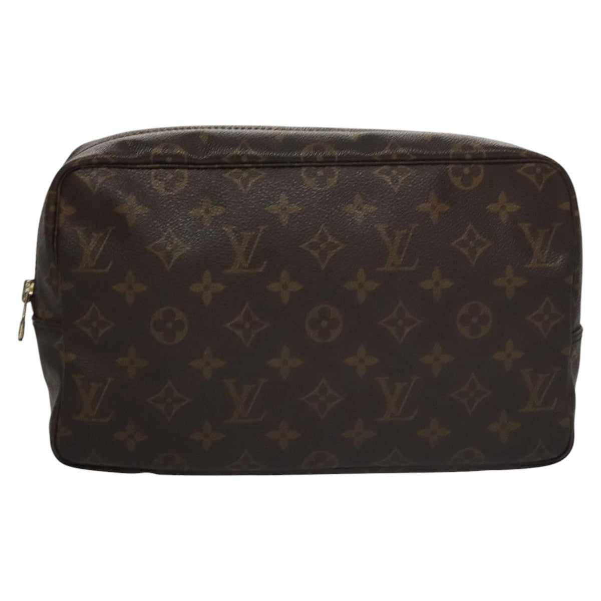 Louis Vuitton Trousse Toiletry Pouch Monogram Canvas Brown Canvas Toiletry Case Accessory (Pre-Owned)
