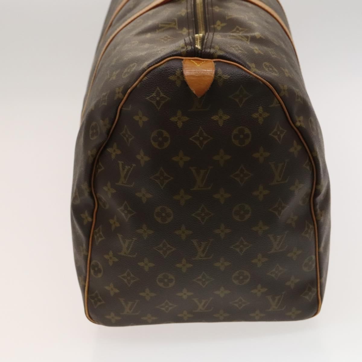 Louis Vuitton Keepall Bag Monogram Canvas Brown Canvas Travel Bag Bag (Pre-Owned)