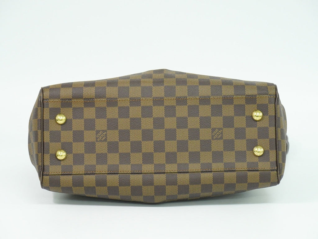 Louis Vuitton Trevi Handbag Damier Brown Canvas Handbag (Pre-Owned)