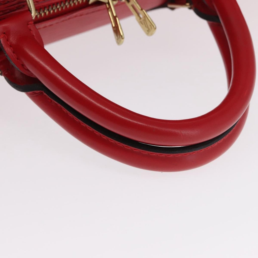 Louis Vuitton Keepall Bag Epi Leather Red Leather Travel Bag Bag (Pre-Owned)