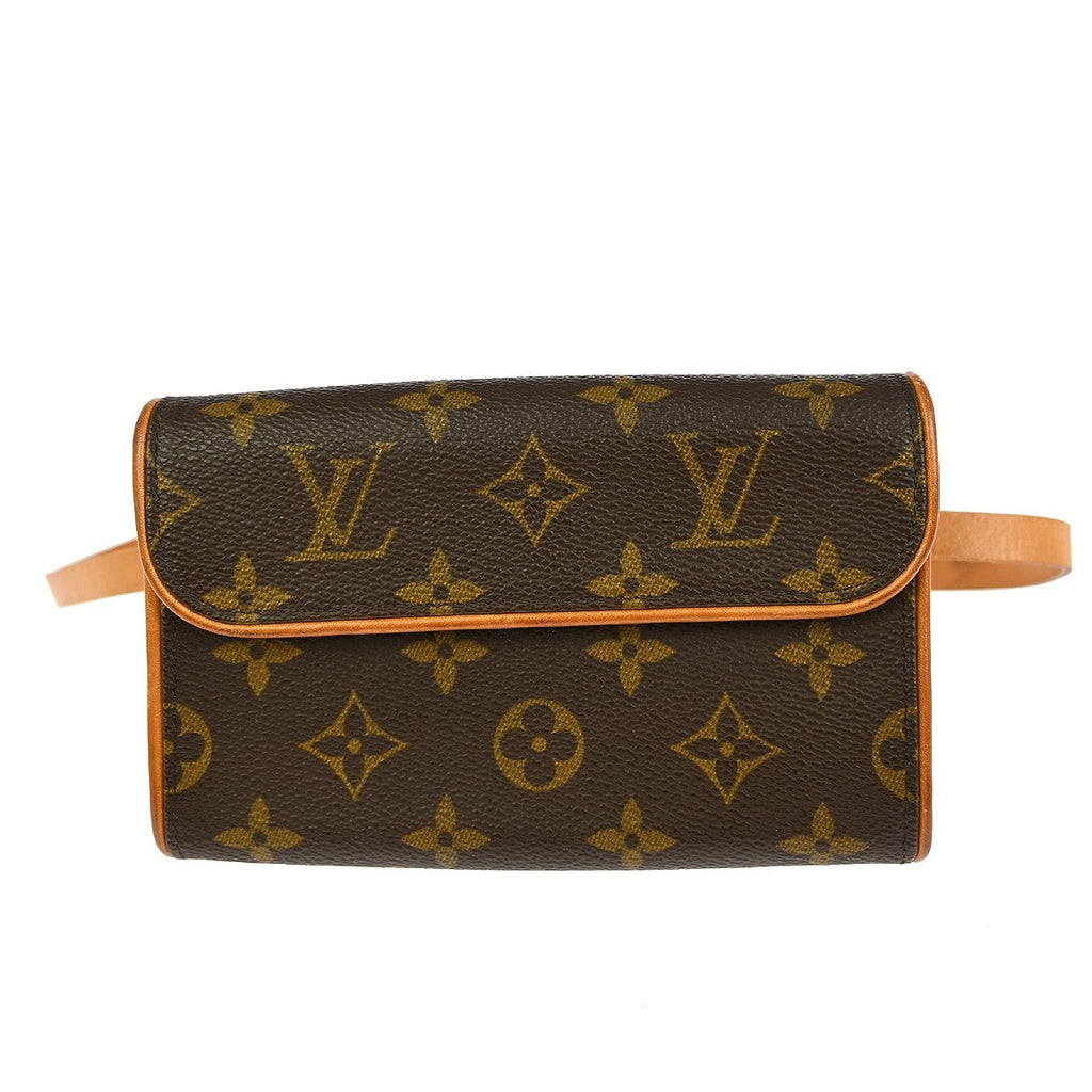 Louis Vuitton Florentine Waist Bag Monogram Canvas Brown Canvas Shoulder Bag Bag (Pre-Owned)