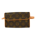 Louis Vuitton Florentine Waist Bag Monogram Canvas Brown Canvas Shoulder Bag Bag (Pre-Owned)