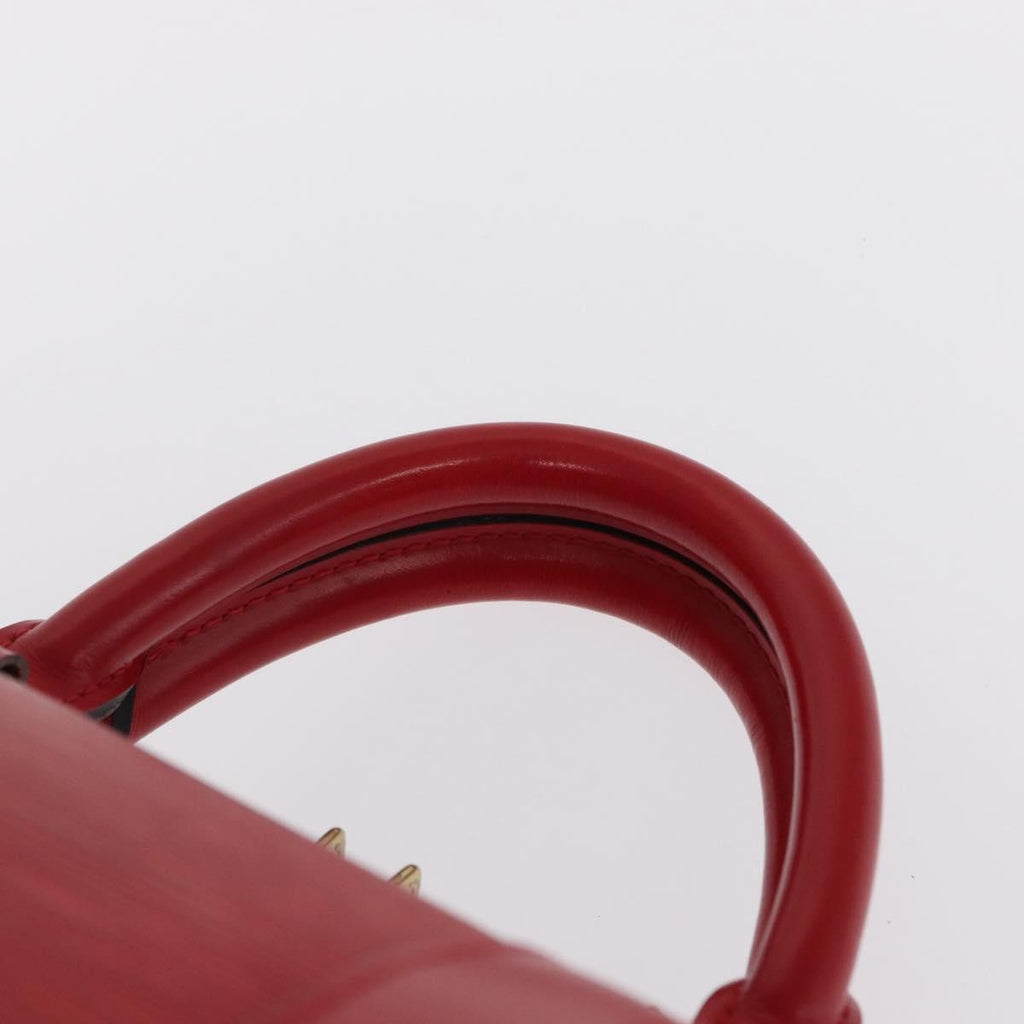 Louis Vuitton Keepall Bag Epi Leather Red Leather Travel Bag Bag (Pre-Owned)