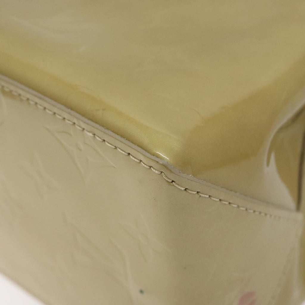 Louis Vuitton Reade Handbag Monogram Vernis Beige Patent_Leather Bag (Pre-Owned)