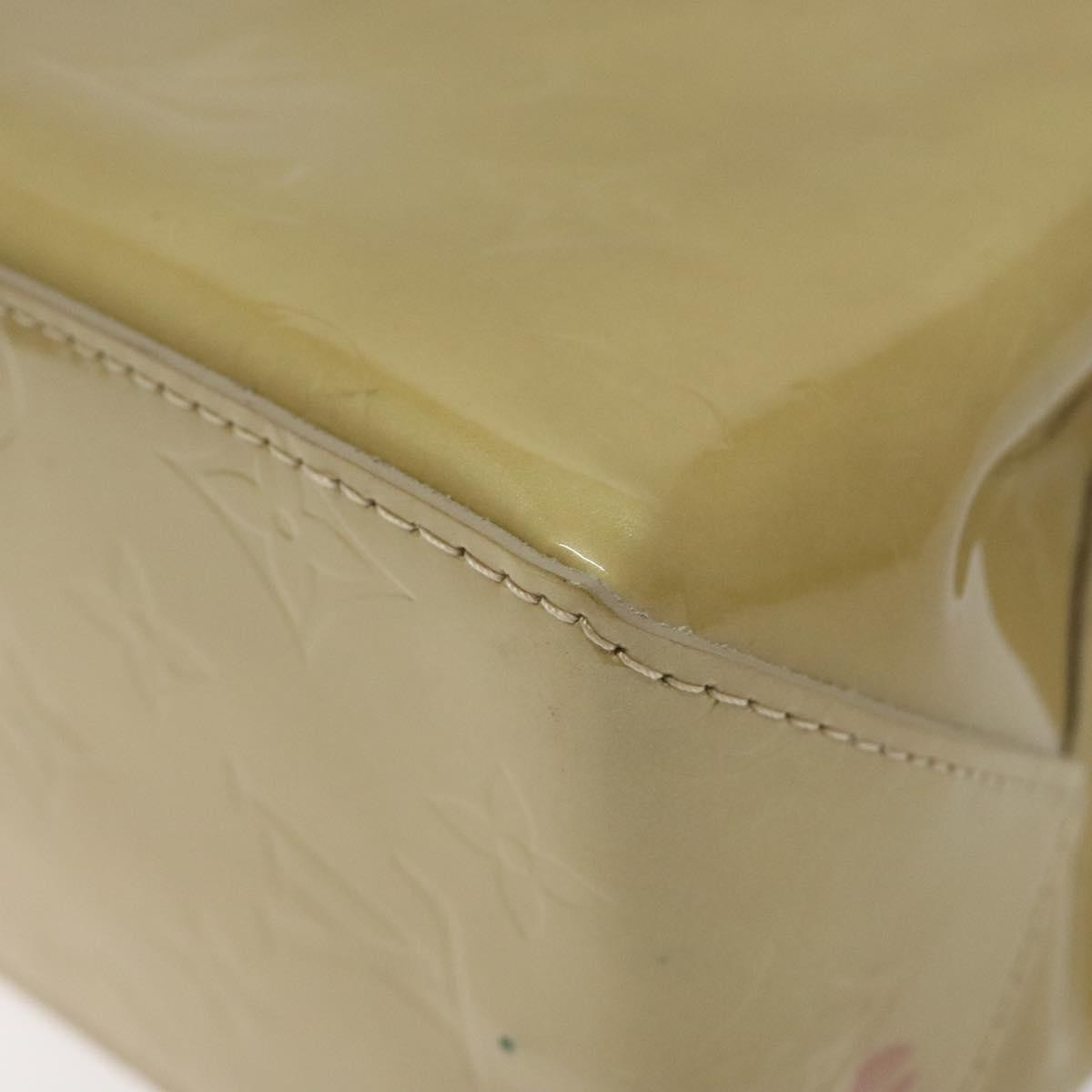 Louis Vuitton Reade Handbag Monogram Vernis Beige Patent_Leather Bag (Pre-Owned)