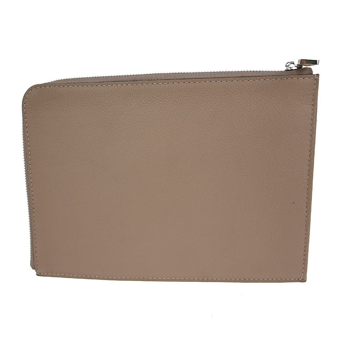 Louis Vuitton Zip Around Pochette Jour Leather Gray Leather Clutche & Pouche Bag (Pre-Owned)