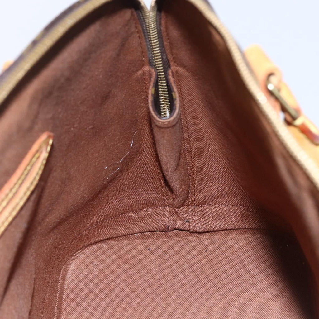 Louis Vuitton Alma Handbag Monogram Canvas Brown Canvas Handbag (Pre-Owned)