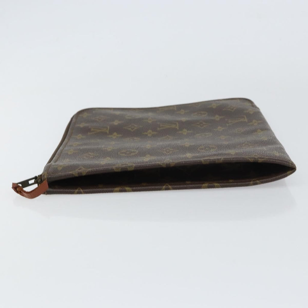 Louis Vuitton Poche Documents Monogram Canvas Brown Canvas Clutche & Pouche Bag (Pre-Owned)