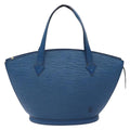 Louis Vuitton Saint Jacques Handbag Epi Leather Blue Leather Shoulder Bag Bag (Pre-Owned)