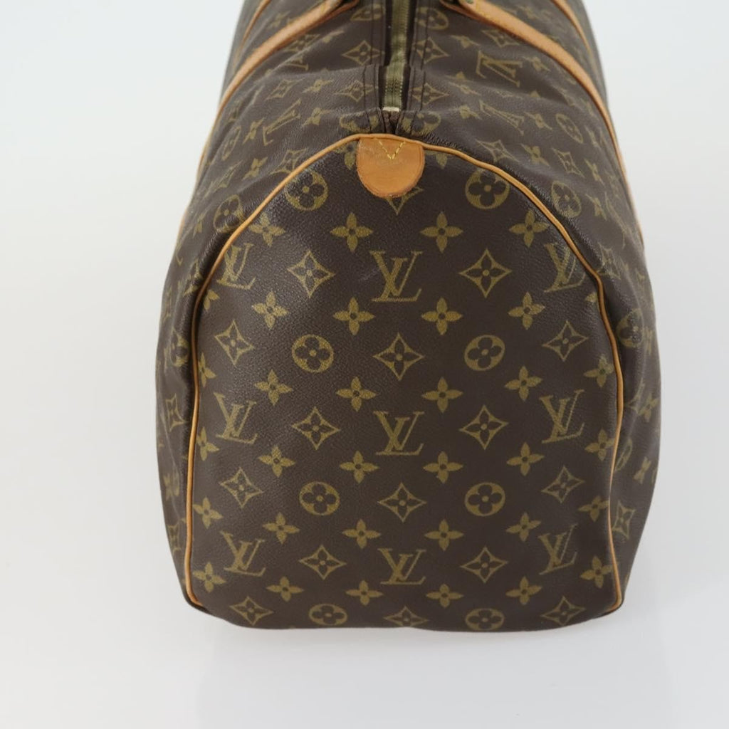 Louis Vuitton Keepall Bag Monogram Canvas Brown Canvas Travel Bag Bag (Pre-Owned)