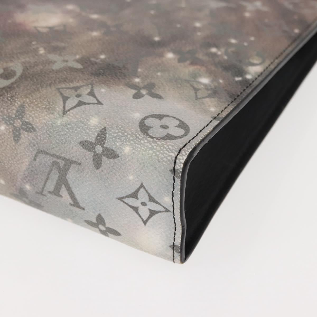 Louis Vuitton Pochette Voyage Monogram Eclipse Canvas Gray Canvas Clutche & Pouche Bag (Pre-Owned)