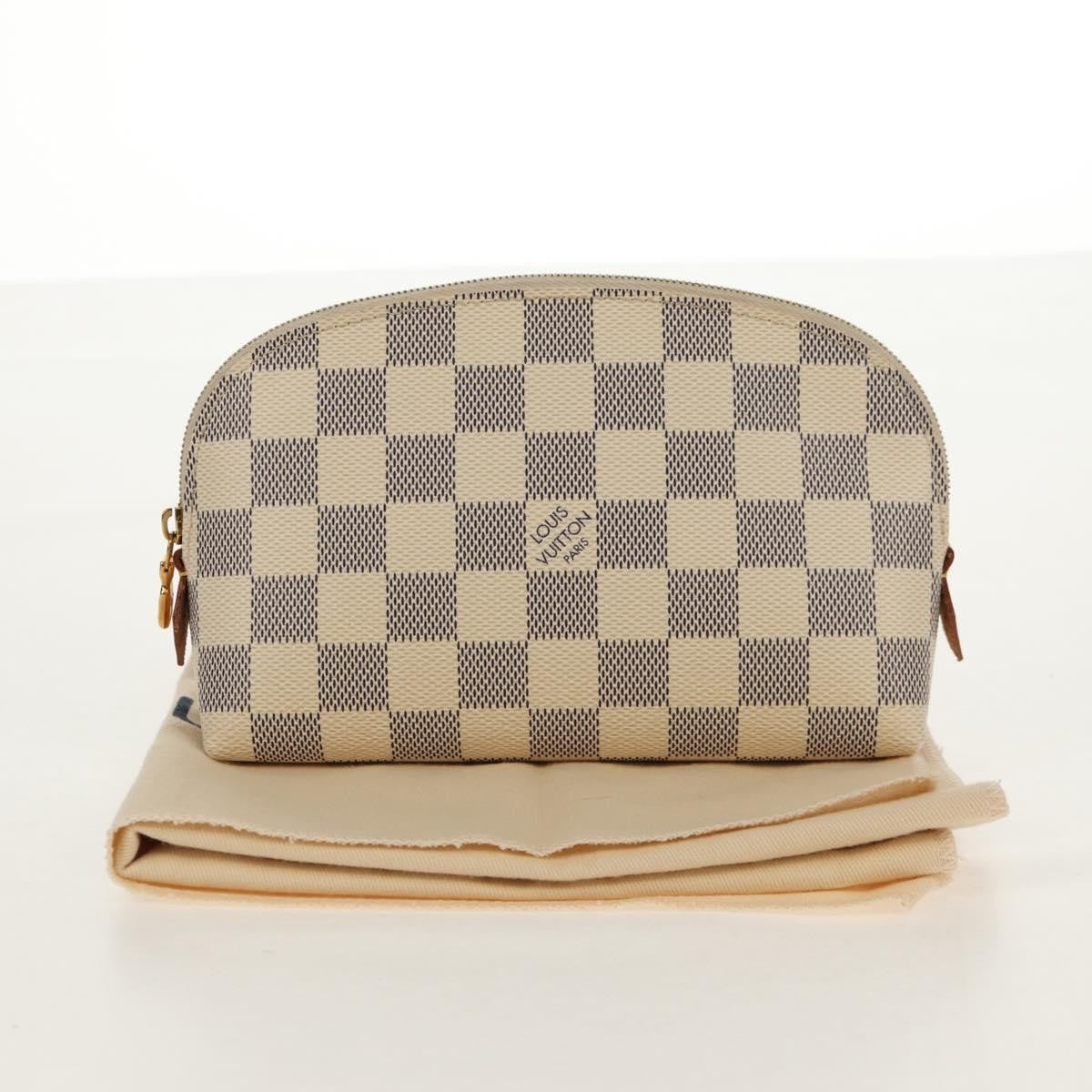 Louis Vuitton Cosmetic Pouch Damier Beige Canvas Clutche & Pouche Bag (Pre-Owned)