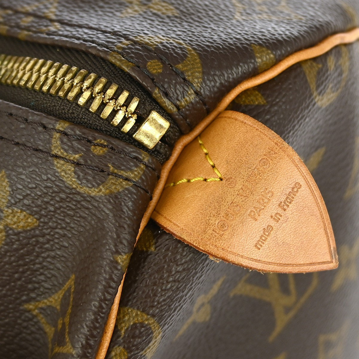 Louis Vuitton Keepall Bag Monogram Canvas Brown Canvas Travel Bag Bag (Pre-Owned)