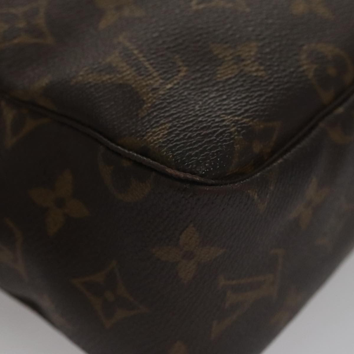 Louis Vuitton Trousse Toiletry Pouch Monogram Canvas Brown Canvas Toiletry Case Accessory (Pre-Owned)