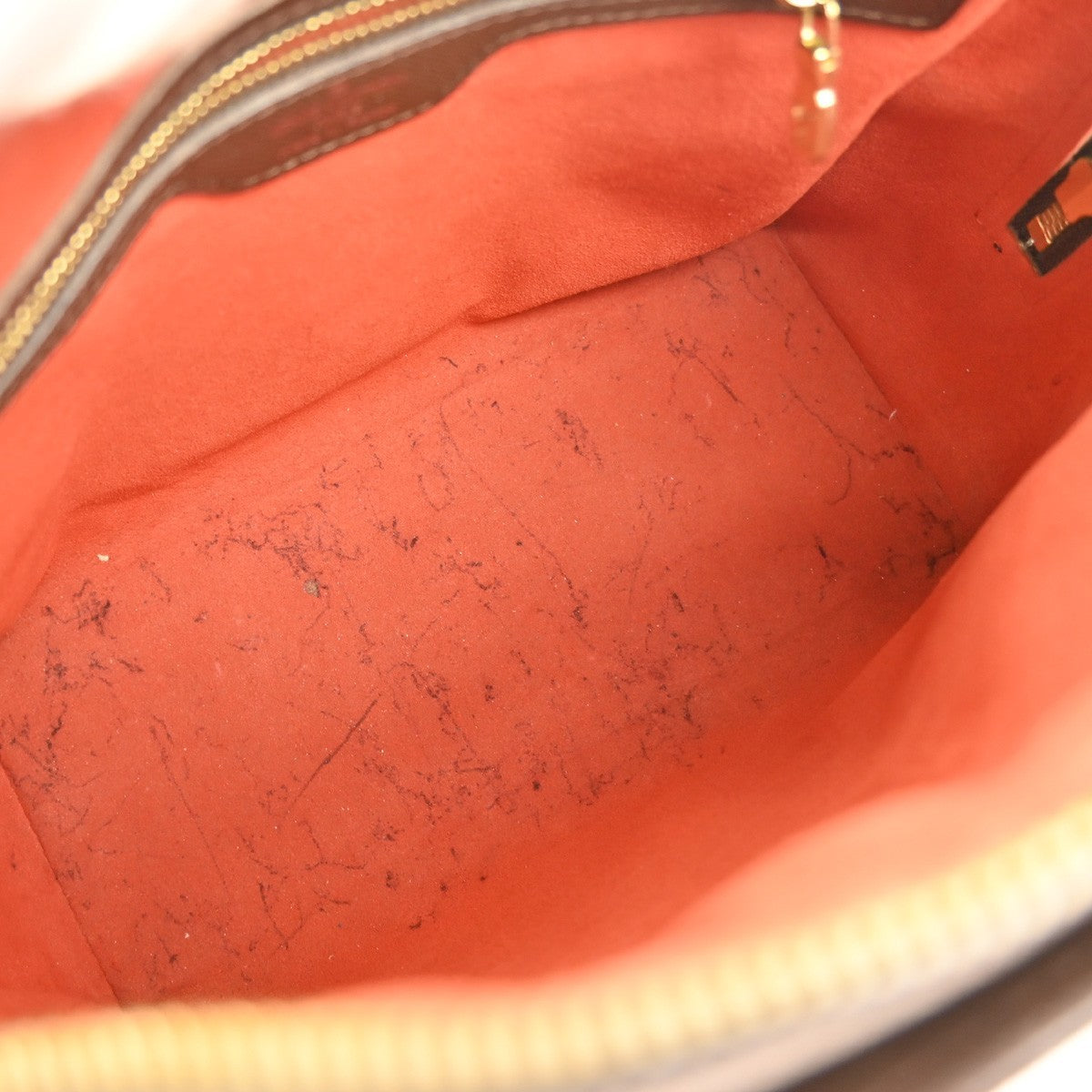 Louis Vuitton Triana Bag Damier Brown Canvas Handbag (Pre-Owned)
