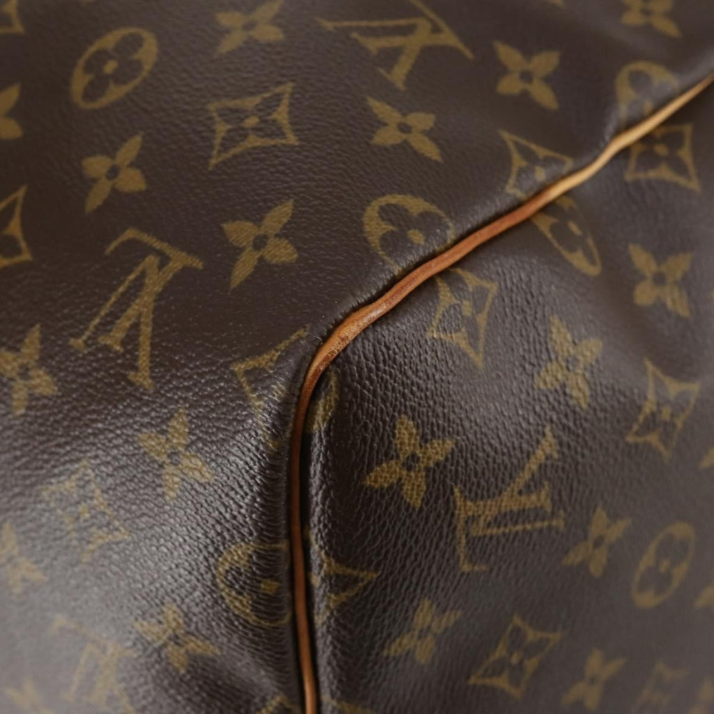 Louis Vuitton Keepall Bandouliere Bag Monogram Canvas Brown Canvas Bag (Pre-Owned)