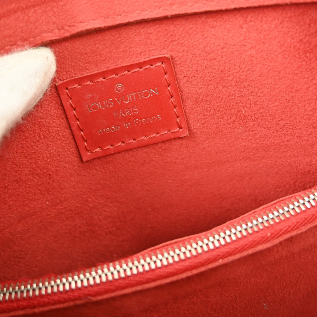 Louis Vuitton Pont Neuf Handbag Epi Leather Red Leather Handbag (Pre-Owned)