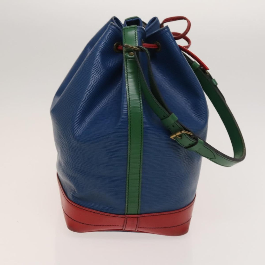 Louis Vuitton Tricolor Noe Handbag Epi Leather Blue Leather Bag (Pre-Owned)