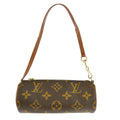 Louis Vuitton Papillon Pochette Monogram Canvas Brown Canvas Clutche & Pouche Bag (Pre-Owned)