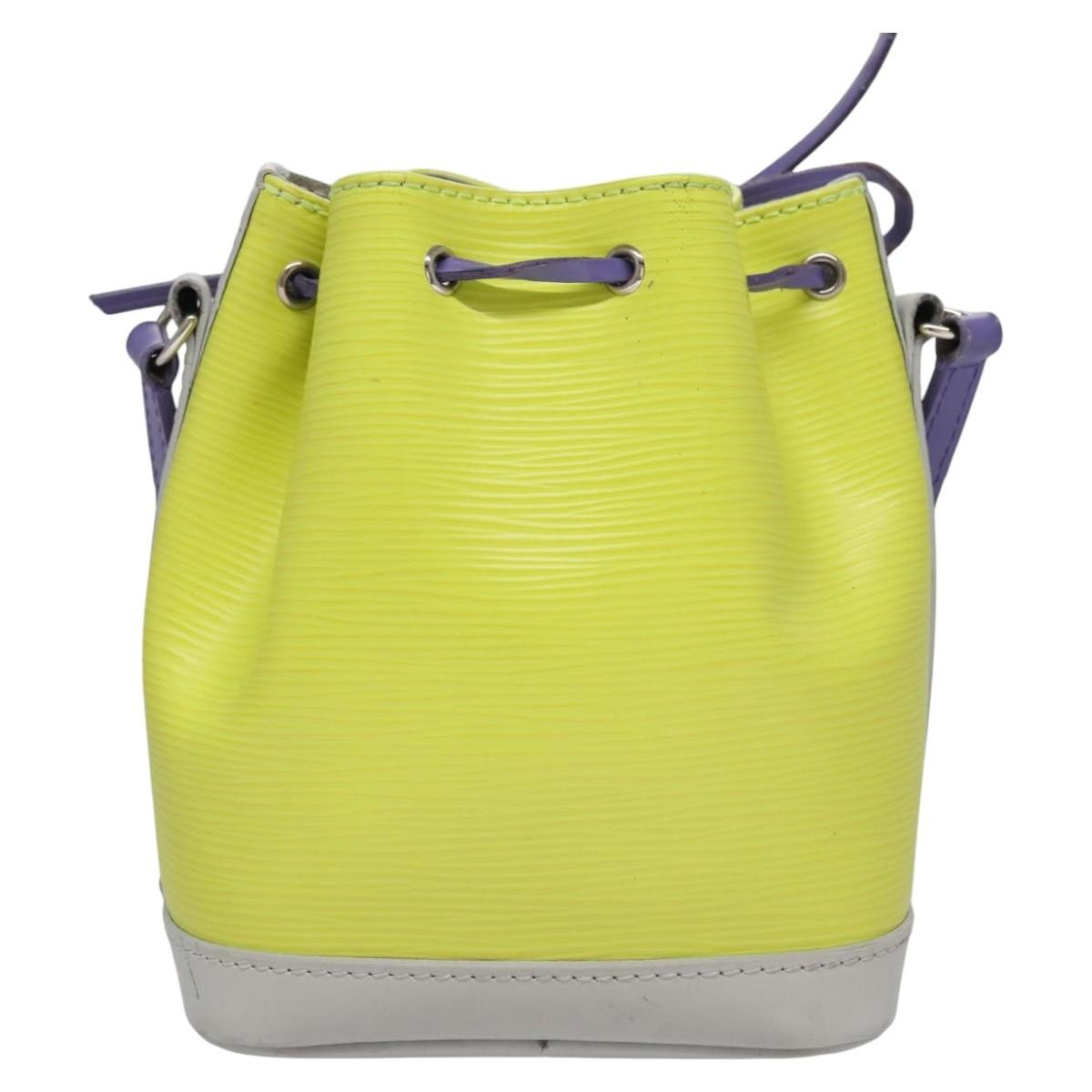 Louis Vuitton Neonoe Handbag Epi Leather Yellow Leather Bag (Pre-Owned)