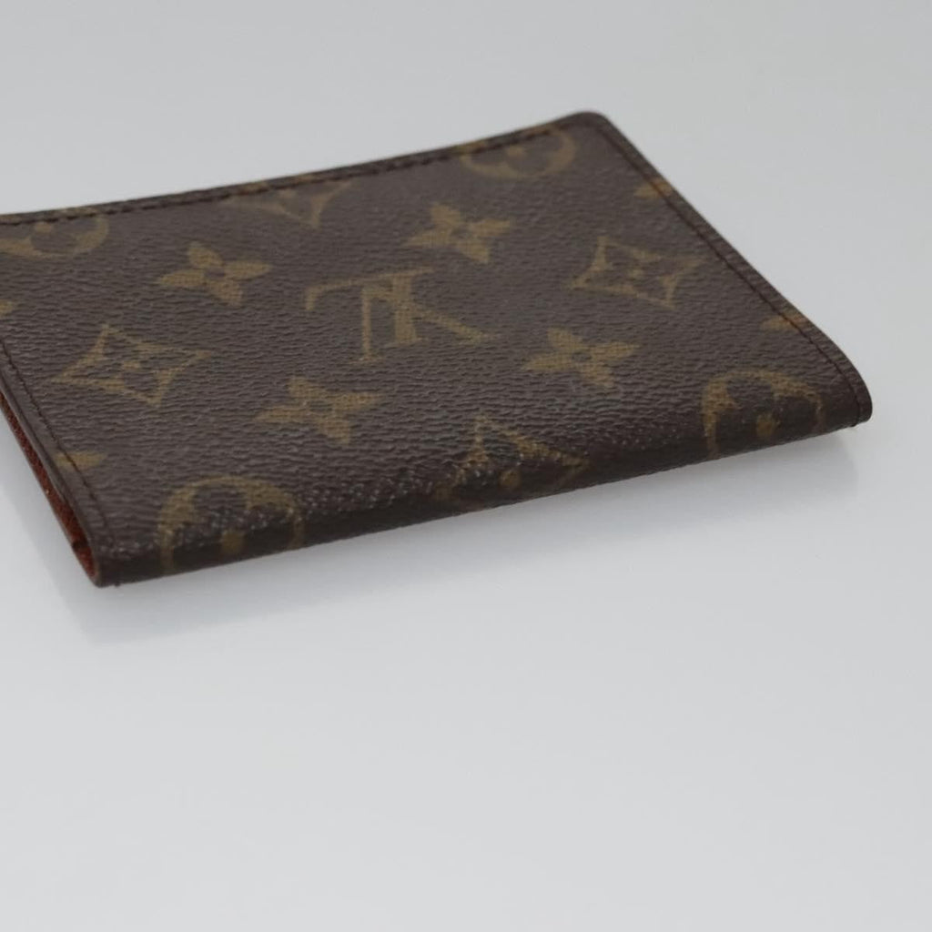 Louis Vuitton Vertical Id Card Holder Canvas Brown Canvas Card Holders Accessory (Pre-Owned)