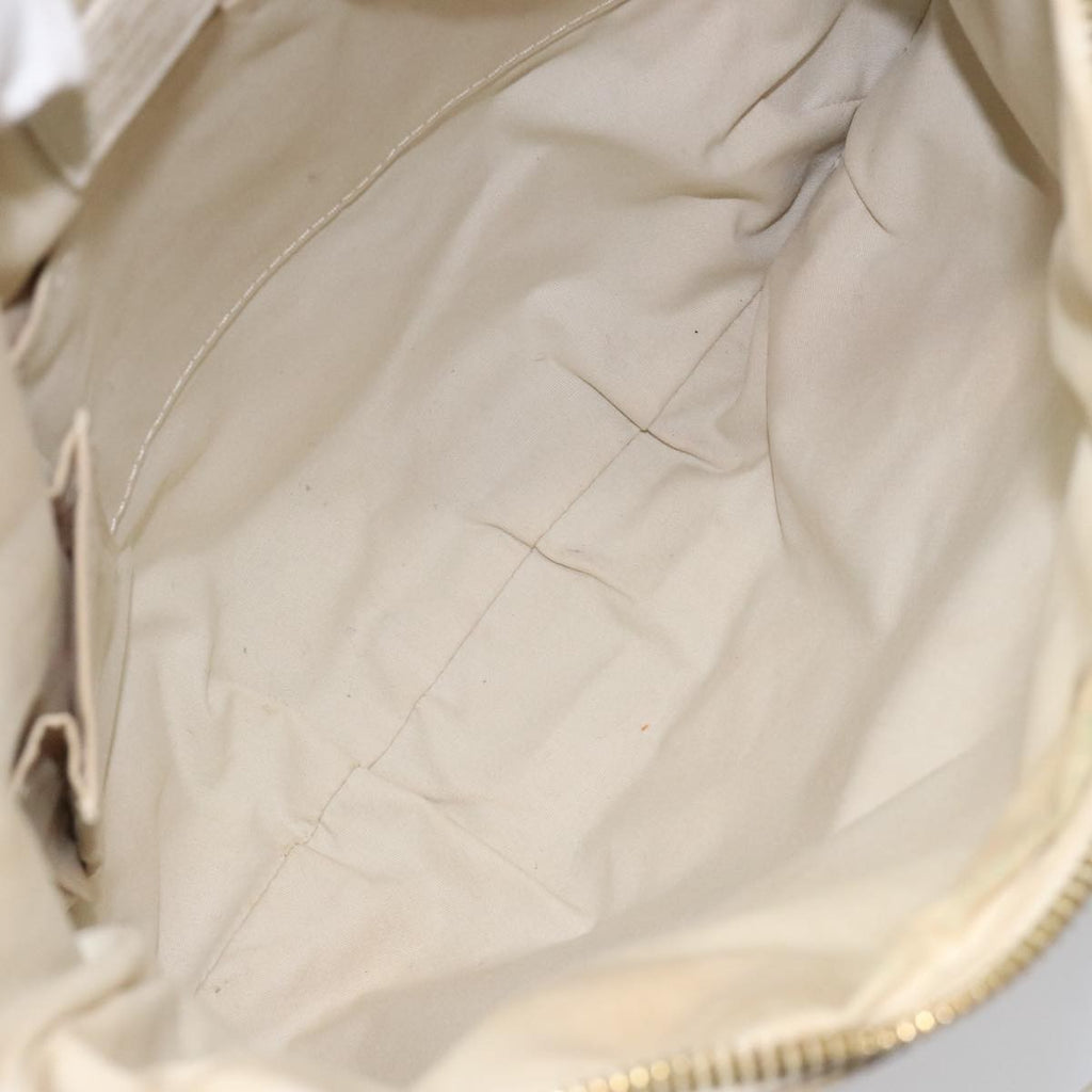 Louis Vuitton Marina Handbag Mini Lin Croisette Beige Canvas Bag (Pre-Owned)