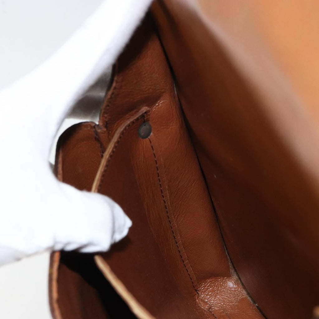 Louis Vuitton Cartouchiere Handbag Monogram Canvas Brown Canvas Shoulder Bag Bag (Pre-Owned)