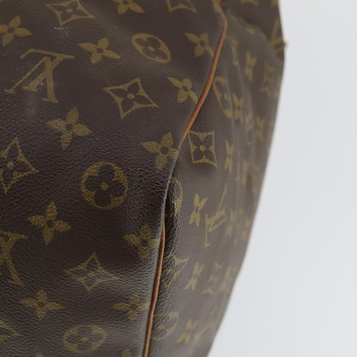 Louis Vuitton Keepall Bag Monogram Canvas Brown Canvas Travel Bag Bag (Pre-Owned)