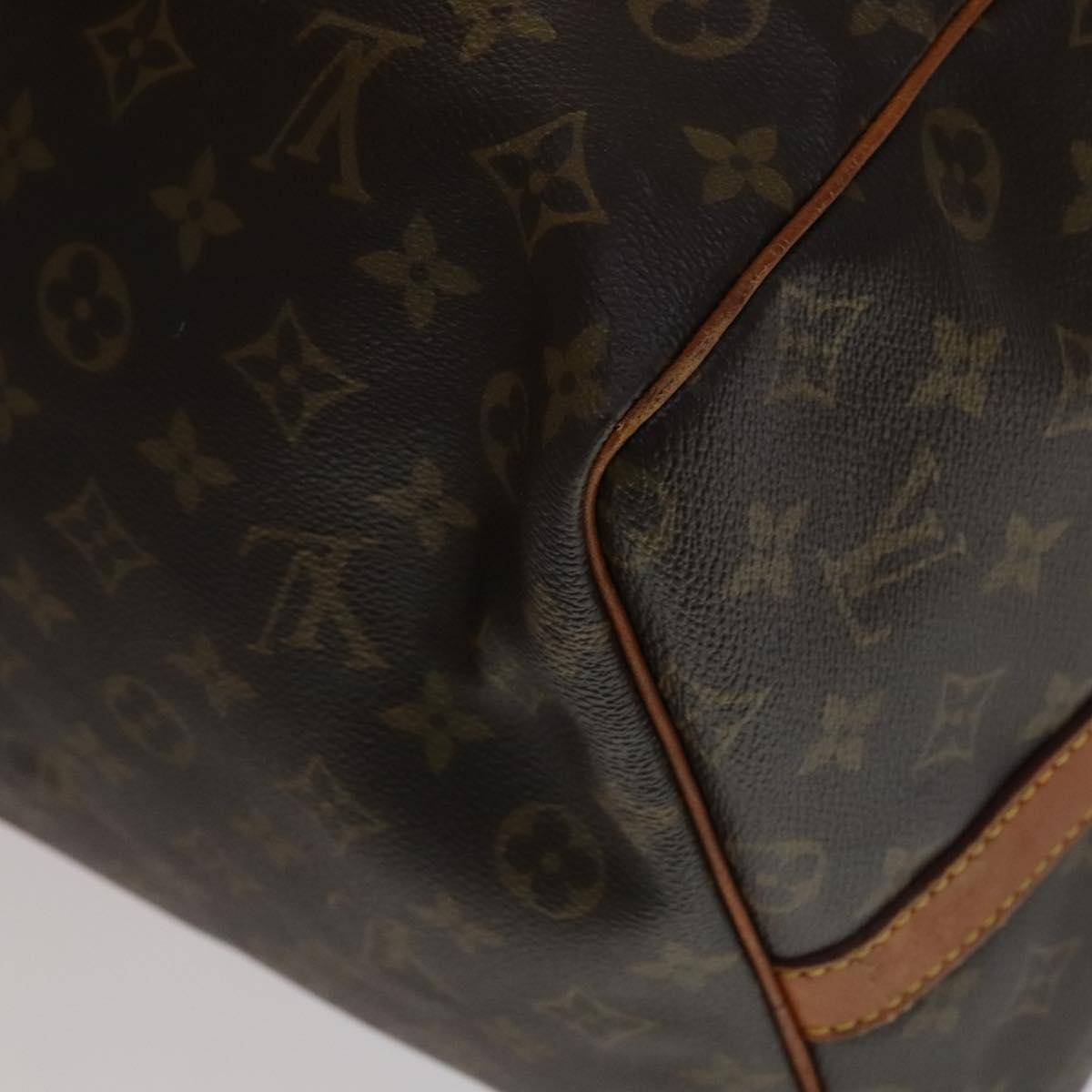 Louis Vuitton Keepall Bandouliere Bag Monogram Canvas Brown Canvas Bag (Pre-Owned)