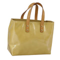 Louis Vuitton Reade Handbag Monogram Vernis Beige Patent_Leather Handbag (Pre-Owned)
