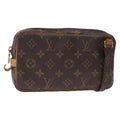 Louis Vuitton Pochette Marly Bandouliere Bag Monogram Canvas Brown Canvas Shoulder Bag Bag (Pre-Owned)